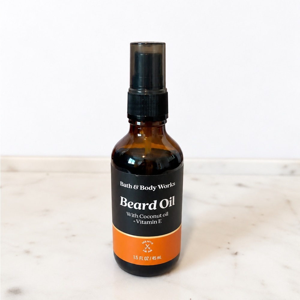 Bath & Body Works Beard Oil — Black & Orange Bottle
